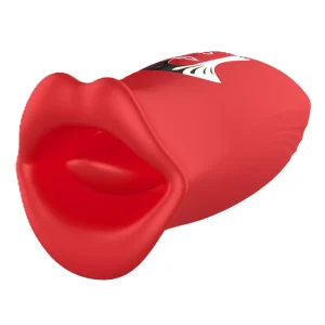 French Kiss Biting & Licking Moving Mouth Tongue Vibrator