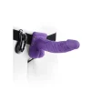 Fetish Fantasy 7 Inch Vibrating Hollow Strap-On With Balls